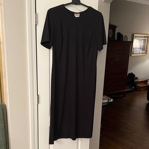 Coldwater Creek Elegant Black Maxi Dress